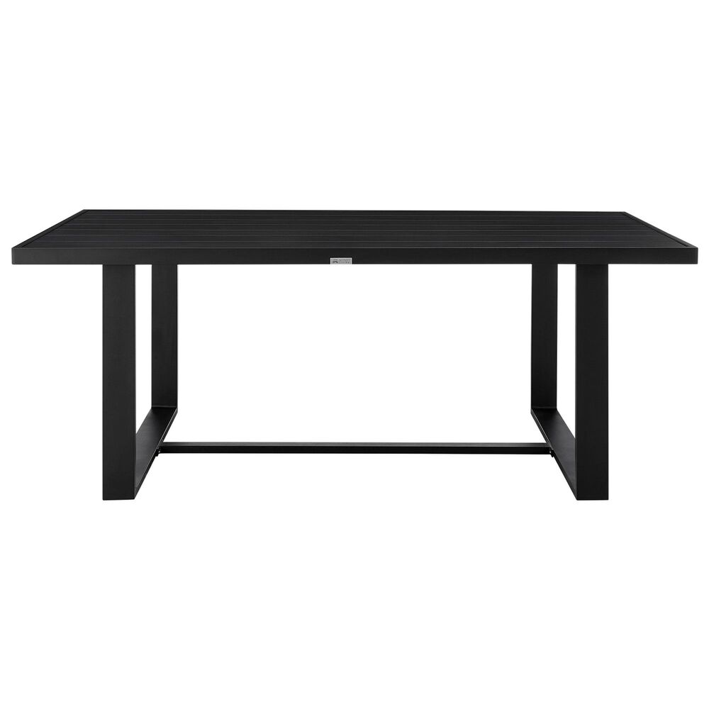 Blue River Felicia Outdoor Patio Dining Table in Black - Table Only, , large