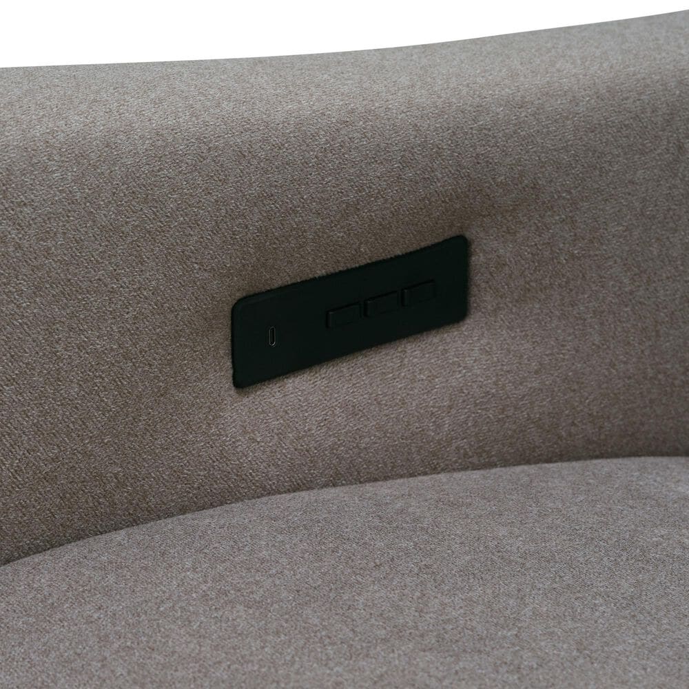 Style Expressions Luna Power Wall Hugger Recliner in Torrey Soft Truffle, , large
