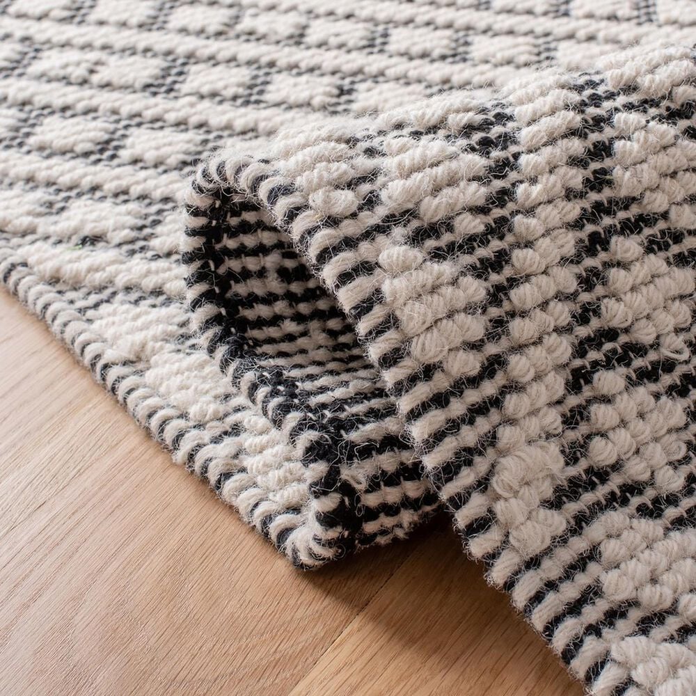 Safavieh Natura NAT355A 10&#39; x 14&#39; Ivory and Black Area Rug, , large