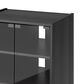 CorLiving Cranley Component Stand in Ravenwood Black, , large