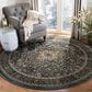 Safavieh Lyndhurst 7" Round Teal and Grey Area Rug, , large
