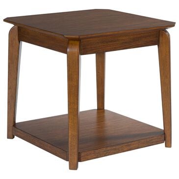 Ashley Trenmour Square End Table in Medium Brown, , large
