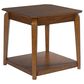 Ashley Trenmour Square End Table in Medium Brown, , large