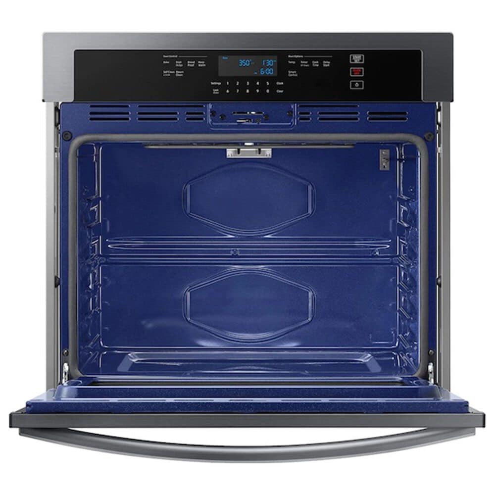 Samsung 30&quot; Single Wall Oven with Wi-Fi in Black Stainless Steel, , large
