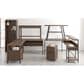 Ashley Camiburg 2-Drawer Desk in Warm Brown, , large