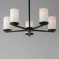Maxim Lighting Lateral 5-Light Chandelier in Matte Black, , large