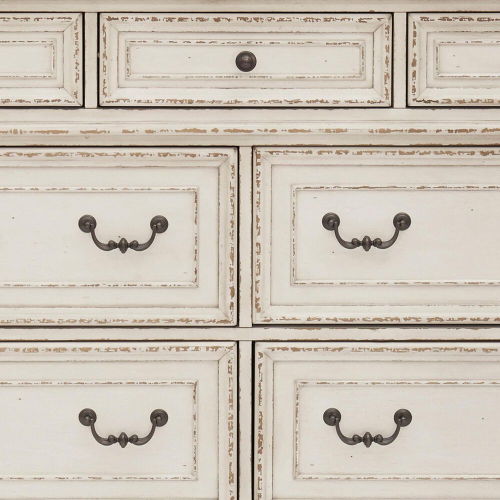 Ashley Realyn 5-Piece Queen Panel Bedroom Set in Chipped White, , large