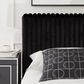 Ashley Zuraleus King Upholstered Platform Bed with Two Nightstands in Matte Black, , large