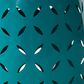 Hearth and Haven Lilac Outdoor Metal Side Table with Cylindrical Design in Teal, , large