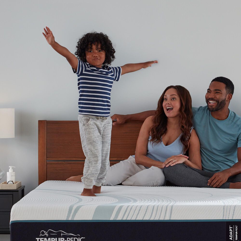 Tempur-Pedic Adapt 2.0 Medium Hybrid Split King Mattress with Low Profile Box Springs, , large