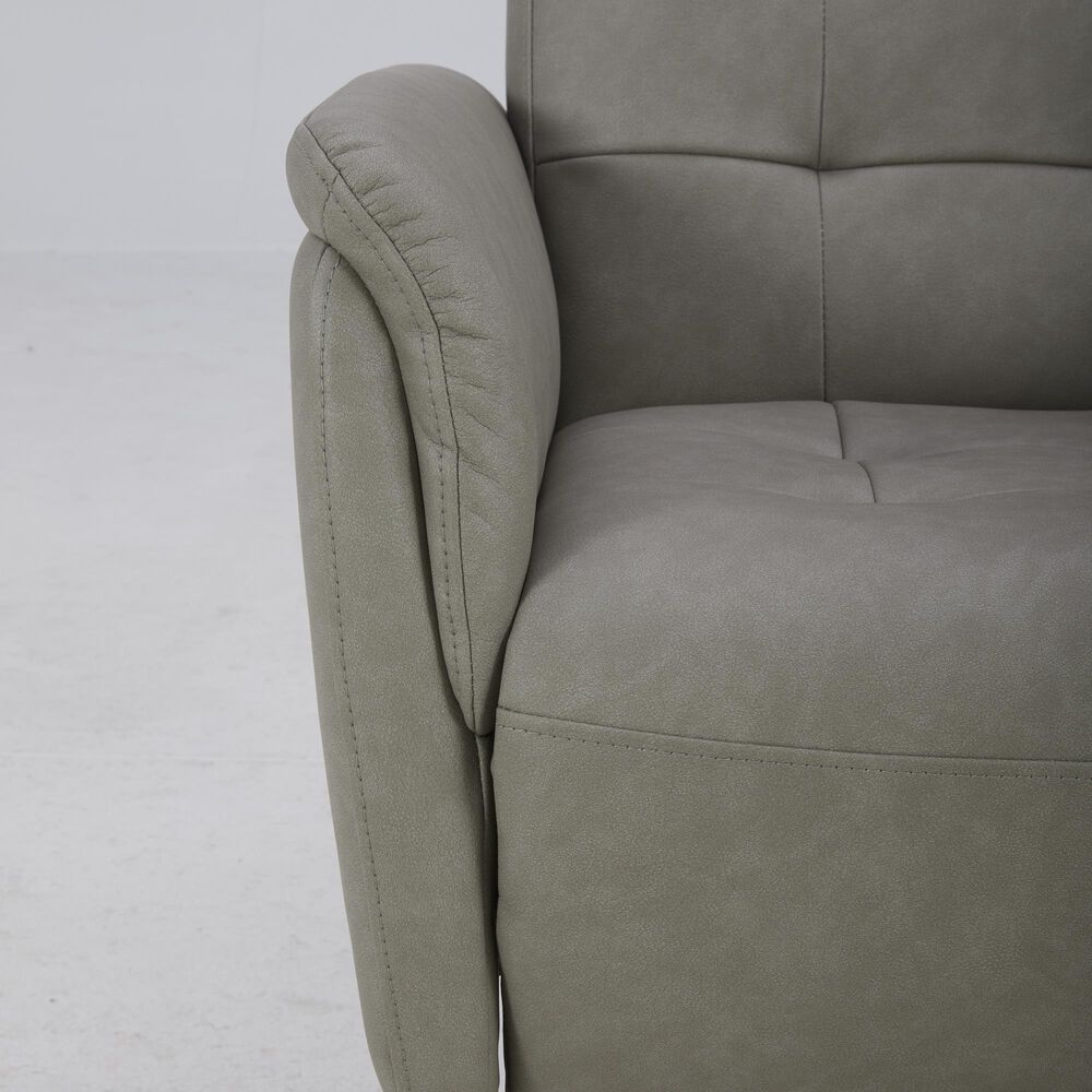 Interlochen Recliner Office Chair in Clayton Light Gray NFM