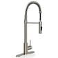 MS International AcquaLuxe Pull-Out Sprayer Kitchen Sink Faucet in Nickel Brushed, , large