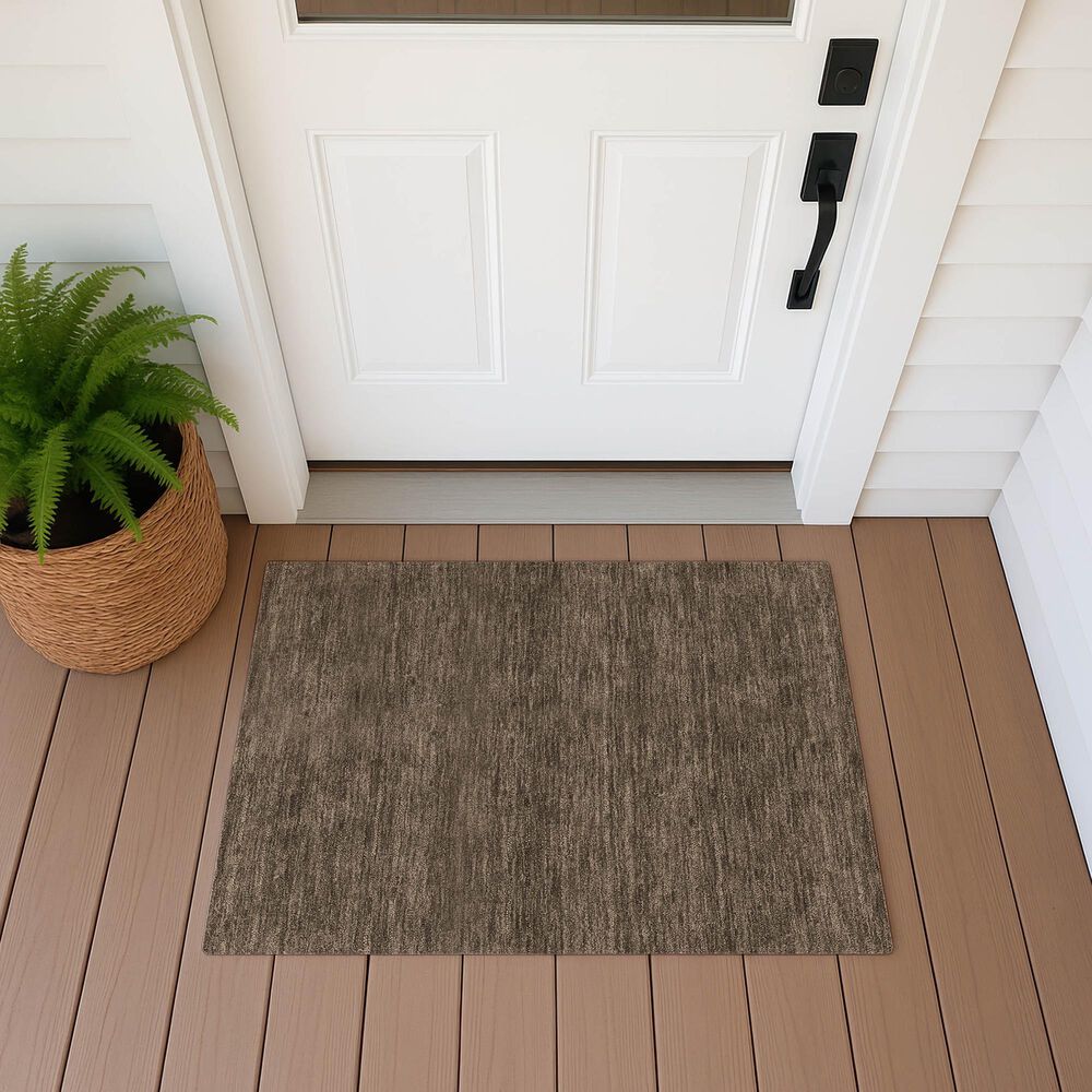 Dalyn Rug Company Soft Essentials Solid Chocolate 2'6" x 3'10" Area Rug, , large