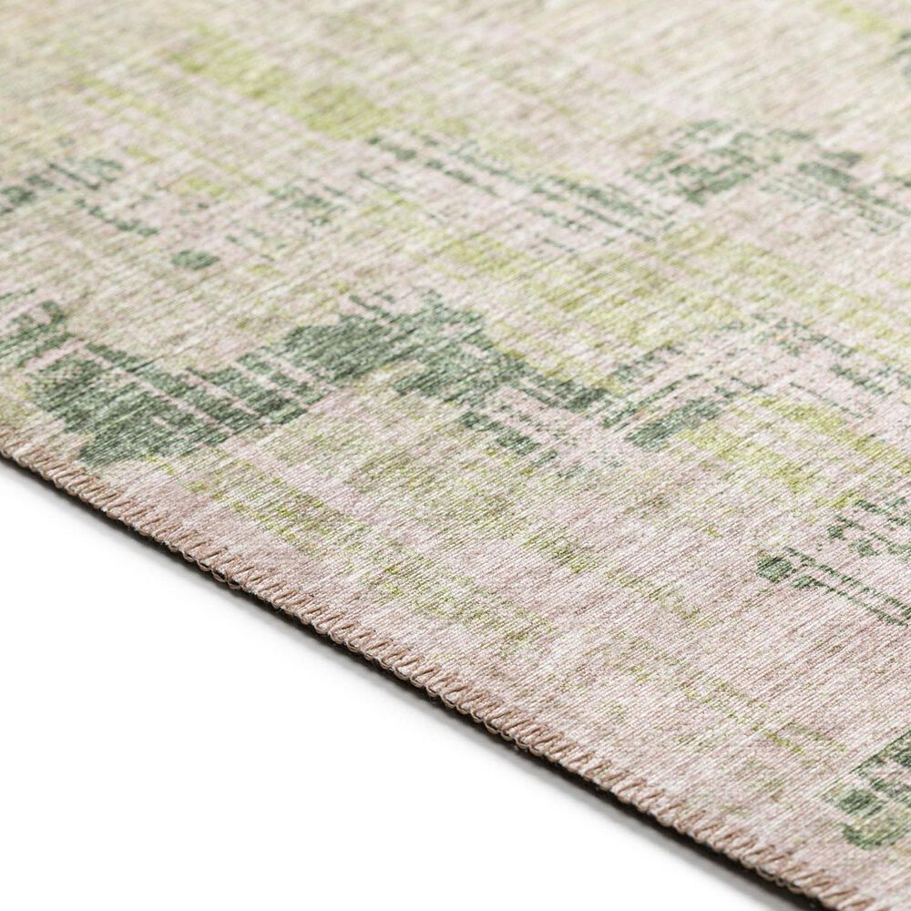 Dalyn Rug Company Sedona Geometric 2&#39;3&quot; x 7&#39;6&quot; Moss Indoor/Outdoor Area Performance Rug, , large