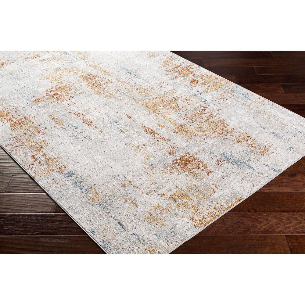 Surya Carmel 5&#39; x 7&#39;3&quot; Aqua, Camel and Clay Area Rug, , large