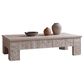 Jaipur Home One of a Kind Meditation Block Print Coffee Table in White, , large