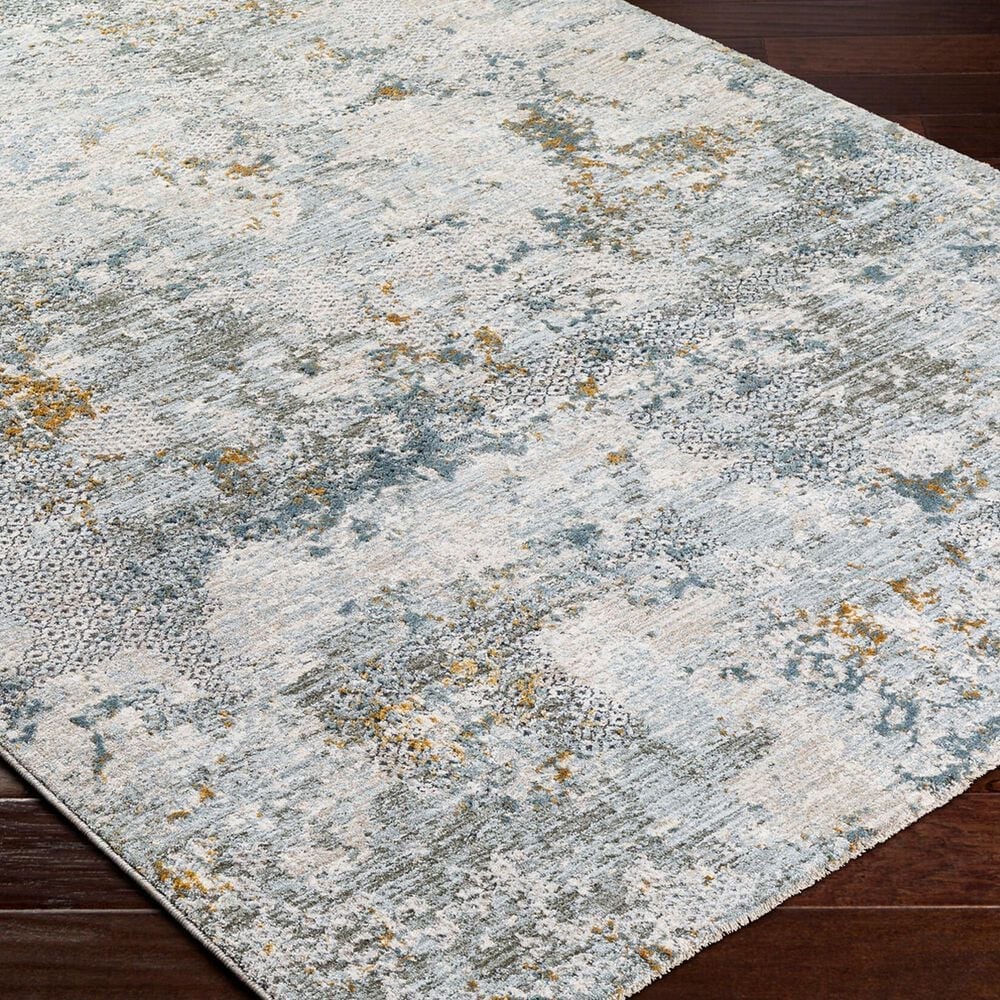 Surya Dresden Dusty Sage, Taupe, Off-White, Deep Teal, Ink Blue, Light Gray and Mustard 12&#39; x 15&#39; Area Rug, , large