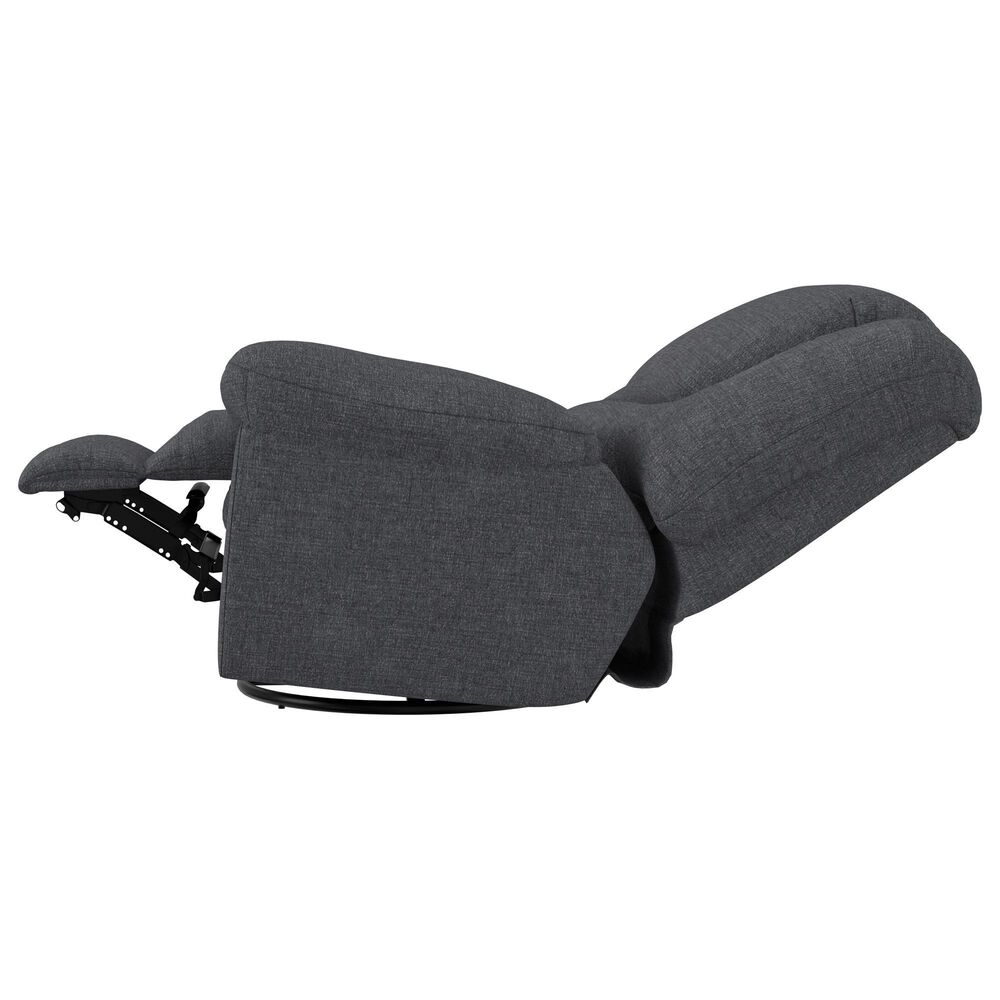 Catnapper Trifecta Swivel Rocker Recliner in Smoke, , large
