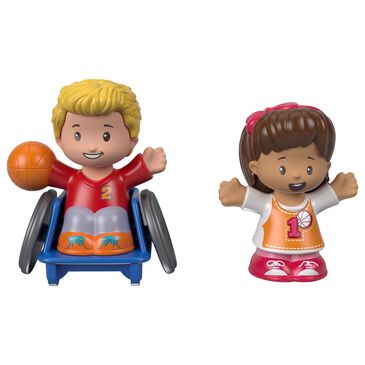 Little People Josh and Mia Figure in Red, Orange, White and Blue, , large