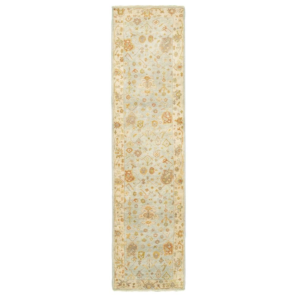 Oriental Weavers Palace Blue and Sand 2"6" x 10" Runner, , large