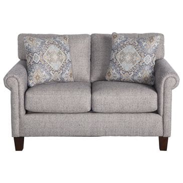 Hickorycraft Stationary Loveseat in Blue, , large