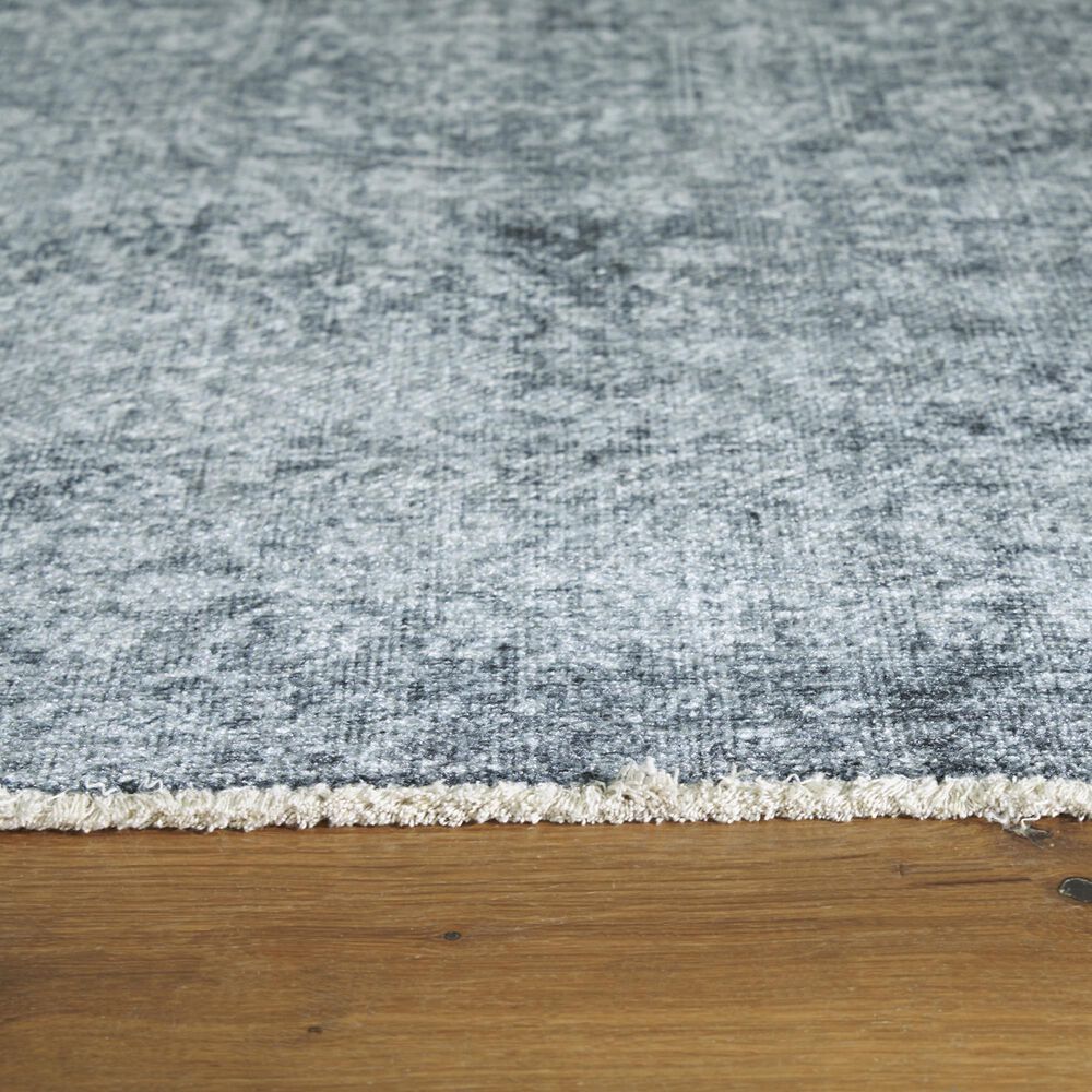 Ashley Rhysill 5&#39; x 7&#39; Teal Area Rug, , large