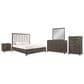 New Heritage Design Landon 5-Piece King Bedroom Set in Walnut, , large