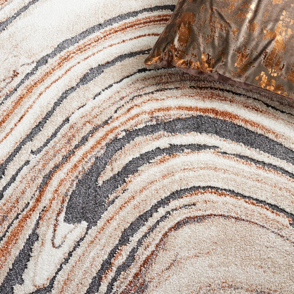 Safavieh Cyrus Shag CYR138A 8&#39; x 10&#39; Beige and Rust Area Rug, , large