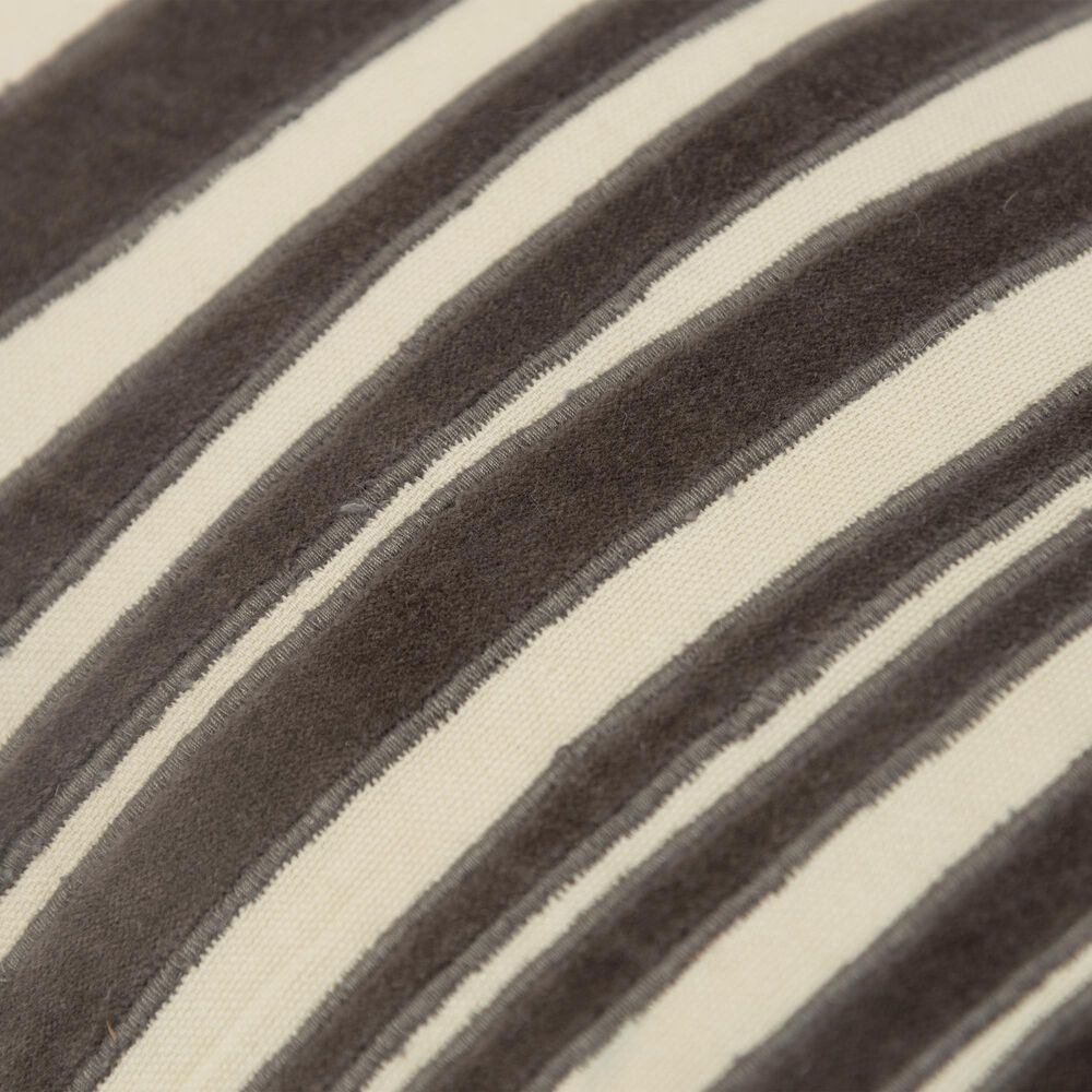Rizzy Home 14&quot; x 26&quot; Abstract Down Filled Lumbar Pillow in Gray and Natural, , large