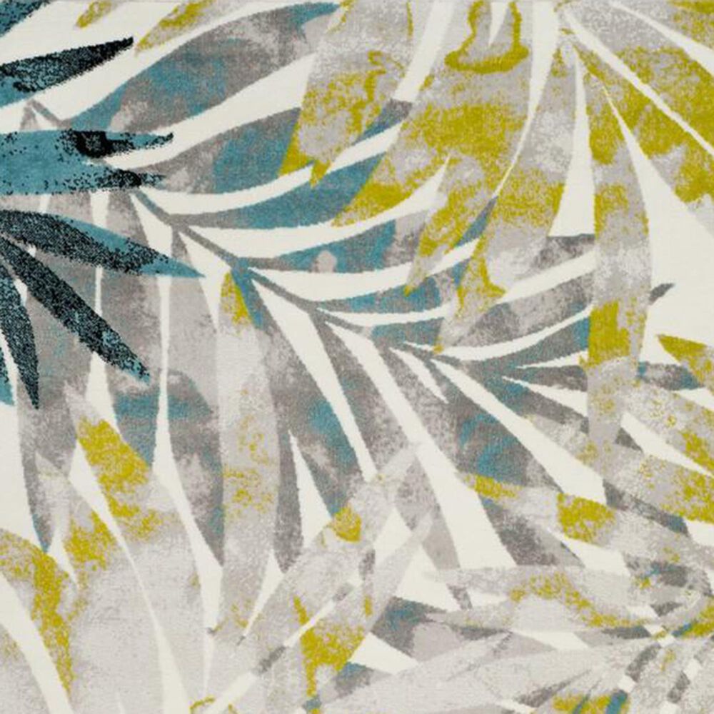 Safavieh Skyler SKY189G 5&#39;1&quot; x 7&#39;6&quot; Gray and Green Area Rug, , large