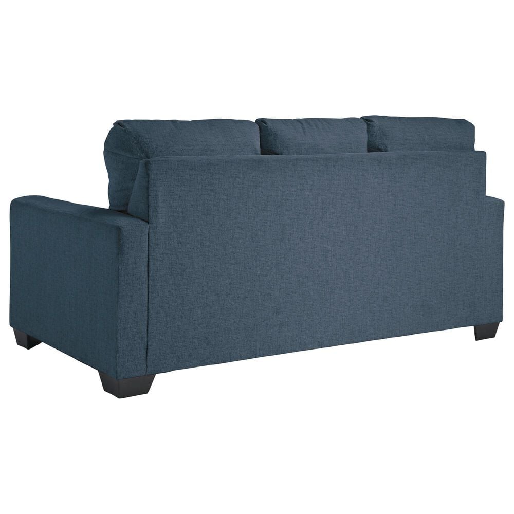 Ashley Rannis Stationary Full Sofa Sleeper in Navy, , large