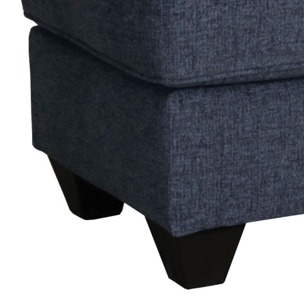 Southaven Ottoman in Navy, , large
