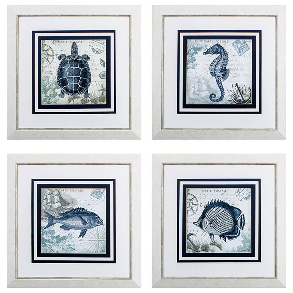 Propac Seaside Wall Art in Neutral (Set of 4), , large