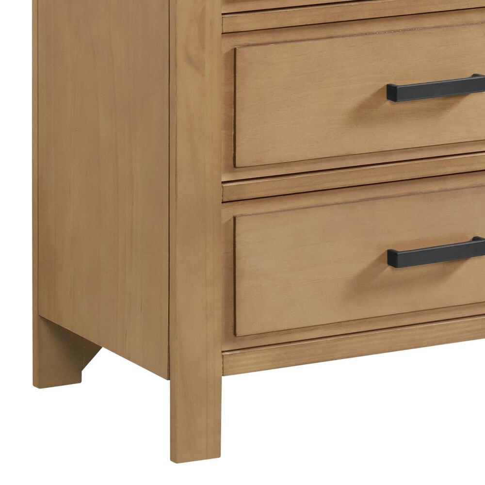 Oxford Baby Mystic 6-Drawer Dresser in Honey Wood, , large