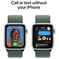 Apple Watch SE GPS + Cellular 40mm Starlight Aluminum Case with Lake Green Sport Loop, , large