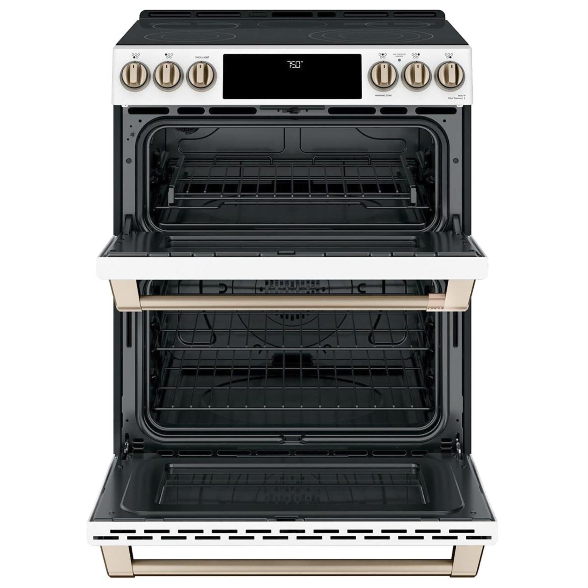 Cafe double shop oven range electric