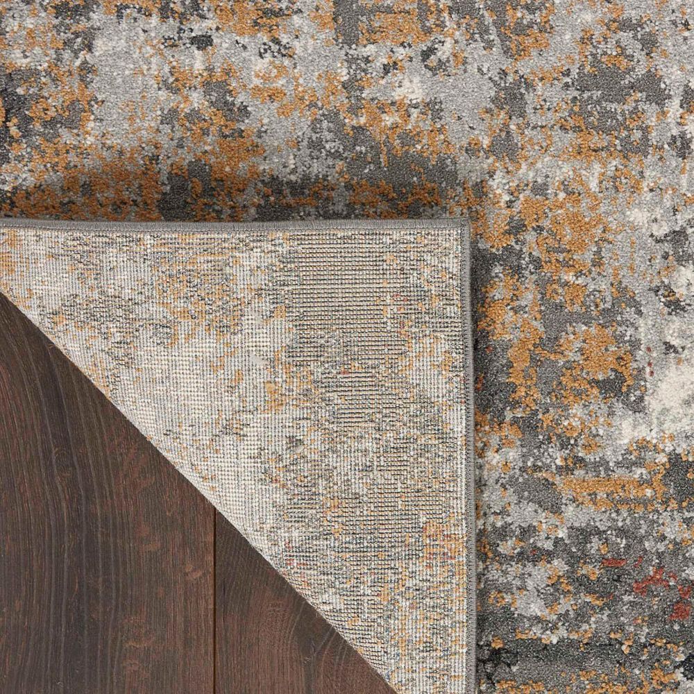 Nourison Tangra 2&#39;2&quot; x 7&#39;6&quot; Grey and Multicolor Runner, , large