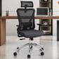 Rta Products Llc Truly Ergonomic Mesh Office Chair with Headrest and Lumbar Support in Black, , large