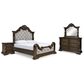 Millenium Maylee 4-Piece King Bedroom Set in Dark Brown, , large
