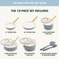 Green Pan Reserve Pro 10-Piece Cookware Set in Glacier, , large