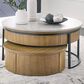 Ashley Fridley 2-Piece Nesting Coffee Table Set in Natural, Gray and Black, , large