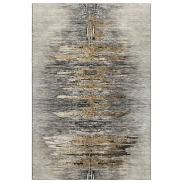 37B Trevi TV14 3" x 5" Gray Area Rug, , large