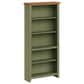 Legends Home Vineyard 72" Bookcase in Sage and Fruitwood, , large