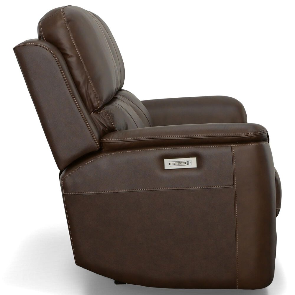 Flexsteel Henry 3-Piece Power Reclining Living Room Set in Burnt Umber, , large