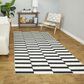 Balta Rugs Dewey Ultra Light Striped 5"3" x 7" Charcoal Area Rug, , large