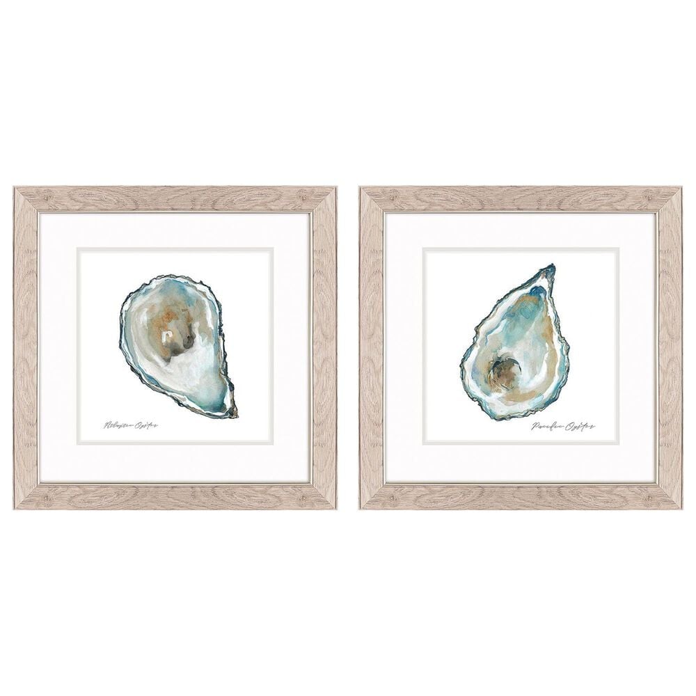 Paragon 19" x 19" Atlantic Pacific Wall Art in Blue (Set of 2), , large