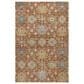 Dalyn Rug Company Silk Road Cayenne, Paprika, Ivory, Gold, Teal, Gray and Brown 8" x 10" Area Rug, , large