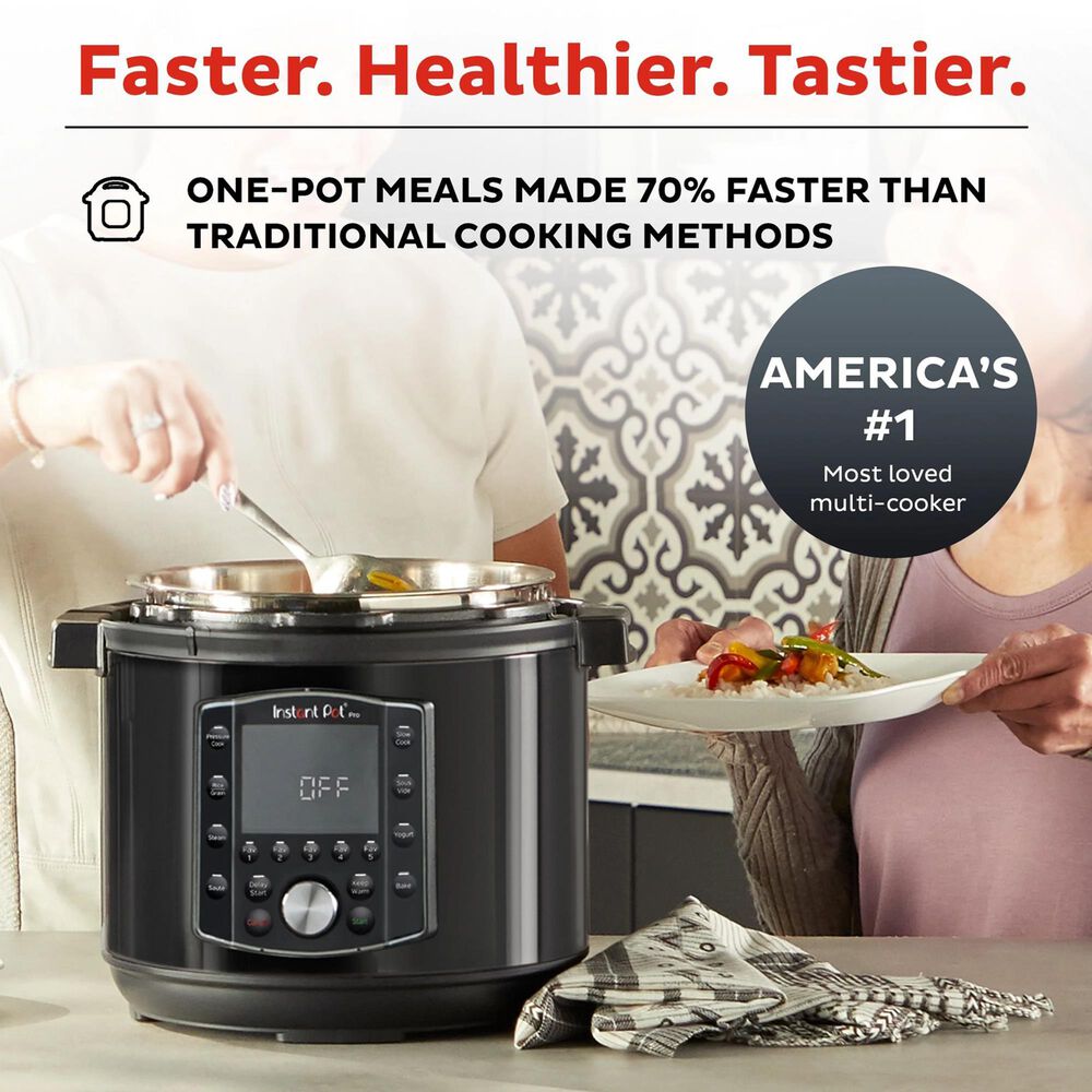 Instant Brands Duo Pro 6-Quart Multi-Use Pressure Cooker in Black, , large
