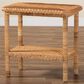 Baxton Studio Minahasa Side Table in Light Honey, , large