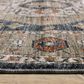 Oriental Weavers Eliana Brown and Blue 9"10" x 12"10" Area Rug, , large